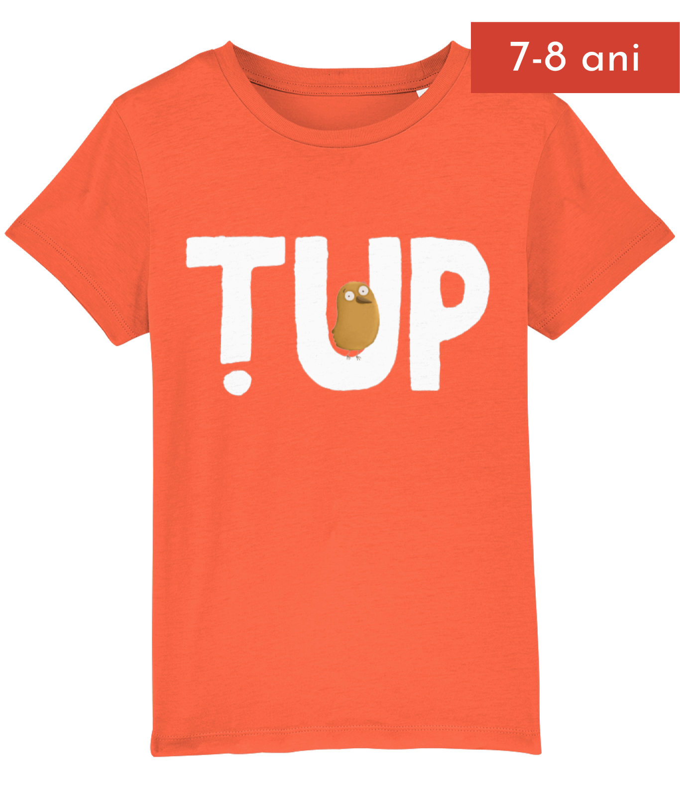 Tricou Țup portocaliu 7-8 ani